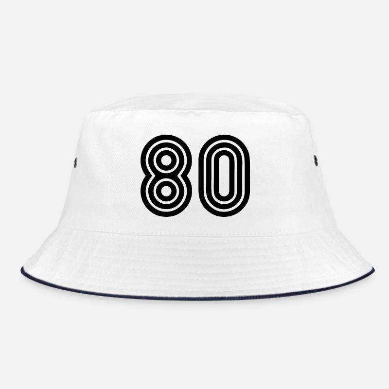 80. 80 JAHRE. 80-JÄHRIGES JUBILÄUM. 80. GEBURTSTAG. Bucket Hat