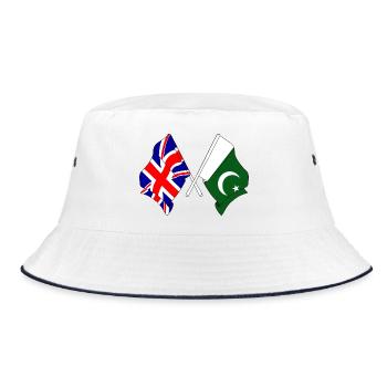 Drapeau de l’Angleterre et drapeau du Pakistan - Bob - blanc/marine - Devant