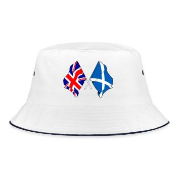 Drapeau de l’Angleterre et drapeau de l’Écosse - Bob - blanc/marine - Devant