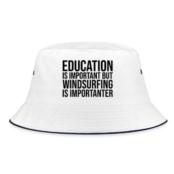 Windsurfing Windsurfing Windsurfing - Bucket Hat - white/navy - Front