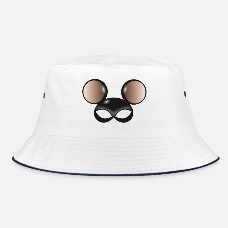 mysterious mouse mask with big mouse ears Bucket Hat