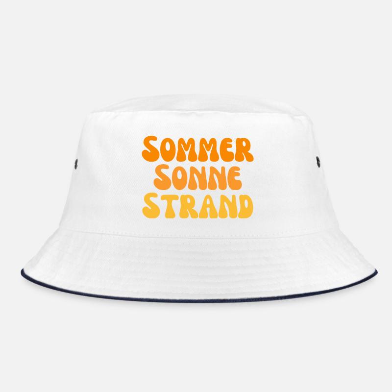 Sommer Sonne Strand Nectarine Bucket Hat