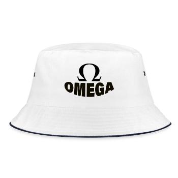 OMEGA - Bucket Hat - white/navy - Front