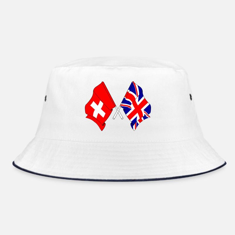 Drapeau Suisse, drapeau Angleterre Bob