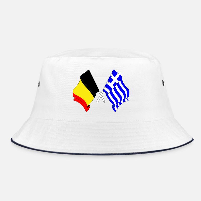 Drapeau Belgique, drapeau Grèce Bob