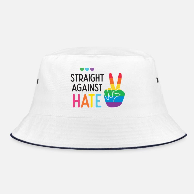 LGBT Pride Month - Straight Against Hate Bucket Hat