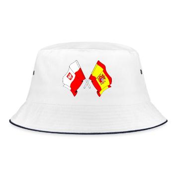 Drapeau de la Pologne, drapeau de l’Espagne - Bob - blanc/marine - Devant