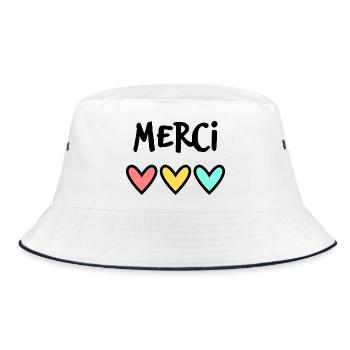 MERCI. MAÎTRESSE. MAÎTRE. MERCI MAÎTRESSE - Bob - blanc/marine - Devant