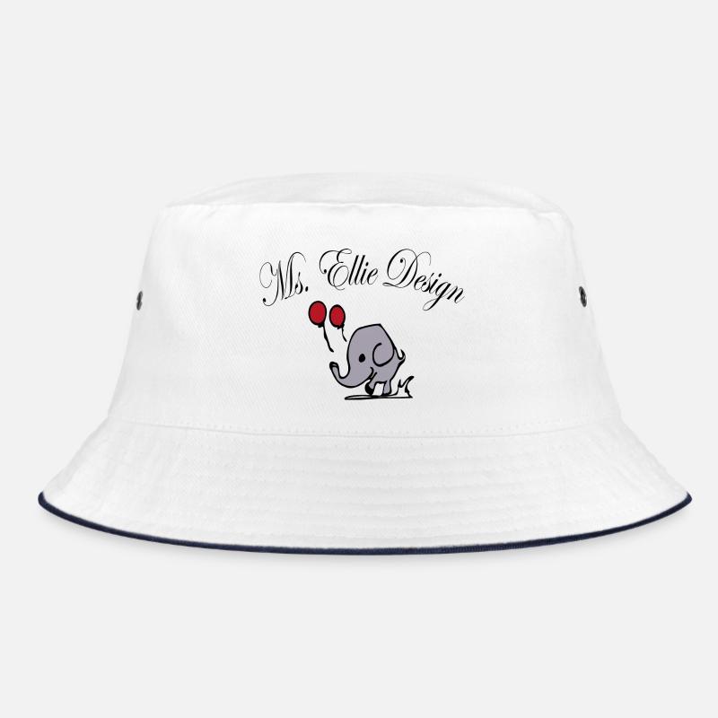 Elefantendame mit Luftballons Bucket Hat