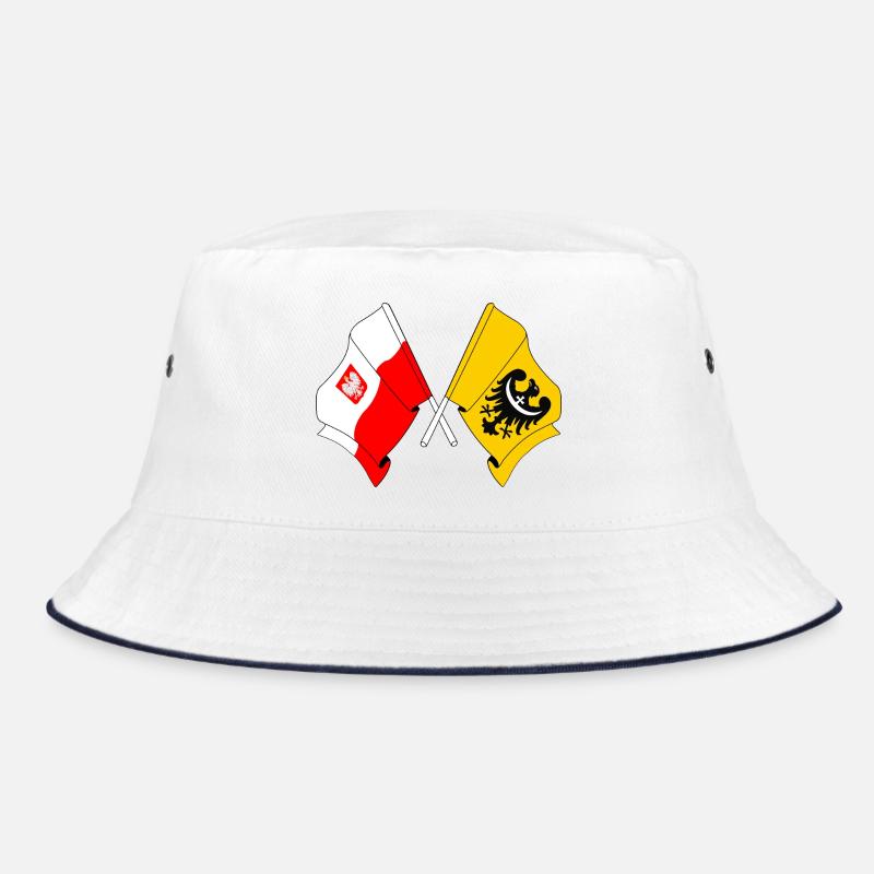 Drapeau de la Pologne, Basse-Silésie croisé Bob