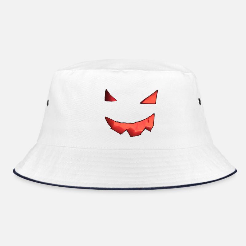 Pumpkin Face Bucket Hat