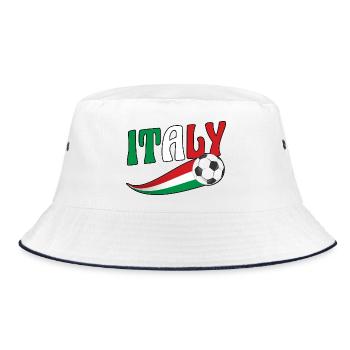 Italie Italien Italien Italie - Bob - blanc/marine - Devant
