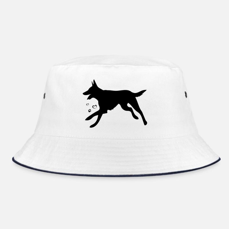 Chien de berger belge malinois - Bob - blanc/marine
