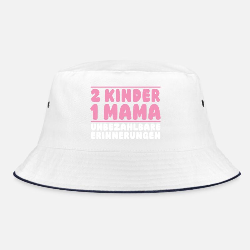 Mama Von 2 Kindern Bucket Hat
