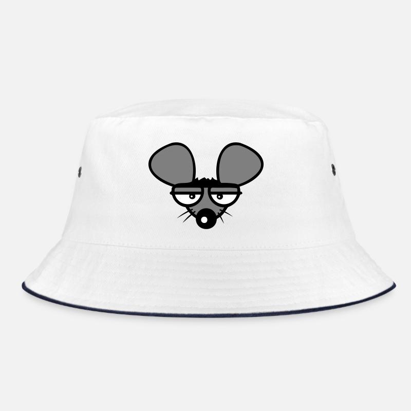 Maus Guckt Böse Wütend Frustriert Sauer Aggressiv Bucket Hat