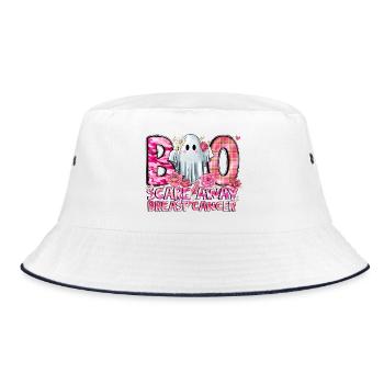 Boo Scare Away Cancer du sein - Bob - blanc/marine - Devant