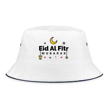Islam Eid Mubarak - Bob - blanc/marine - Devant
