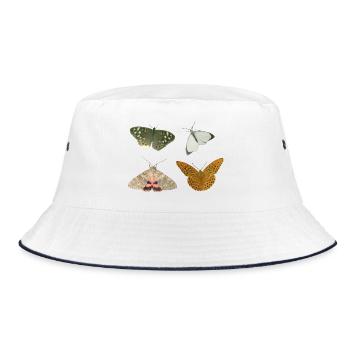 Insectes Papillons - Bob - blanc/marine - Devant