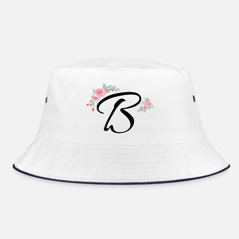Buchstabe b Blumen Bucket Hat