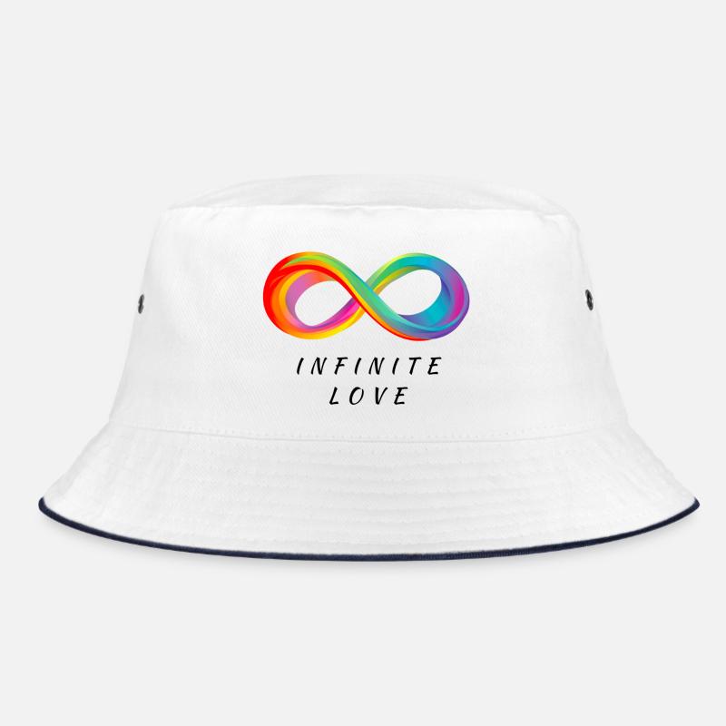 Infinite Love - Buntes Unendlichkeitszeichen Bucket Hat
