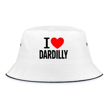 I LOVE DARDILLY model à imprimer sur tout ce qui e - Bob - blanc/marine - Devant