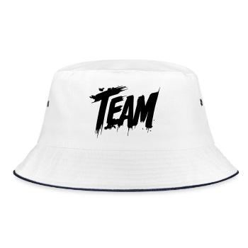 Team Group - Bucket Hat - white/navy - Front