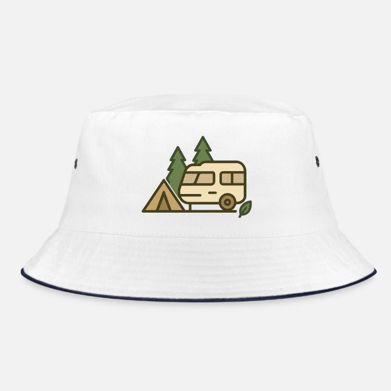 Adventure Camping Nature Design - Bob - blanc/marine
