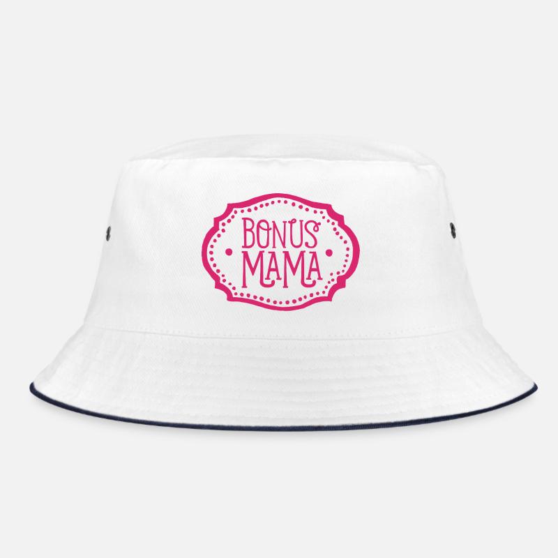 Bonus Mama Stiefmutter Geschenk Stiefmama pink Bucket Hat