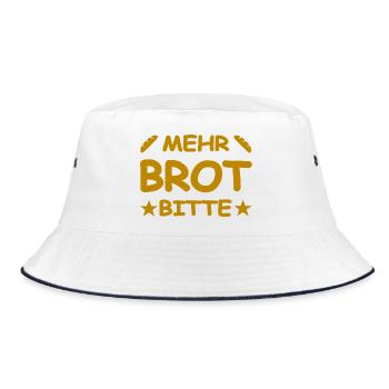 Bread - Bucket Hat - white/navy - Front