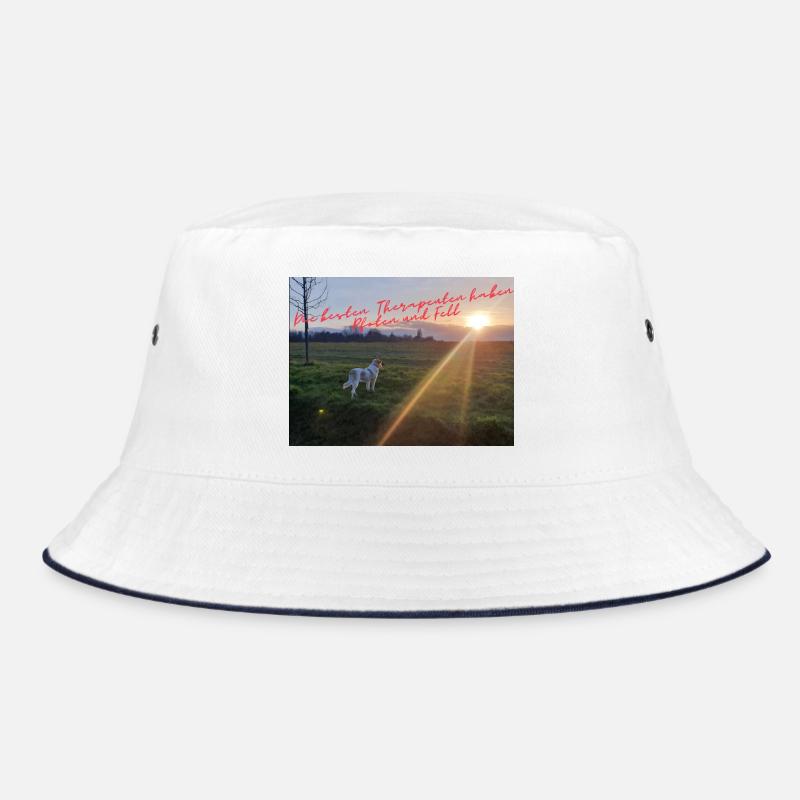 PfotenTherapie am Abendsonne Bucket Hat
