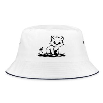 Renard - Bob - blanc/marine - Devant