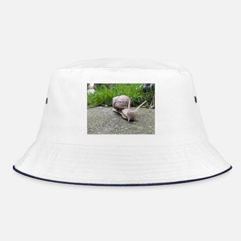 Snails Macro Natural Design Bucket Hat