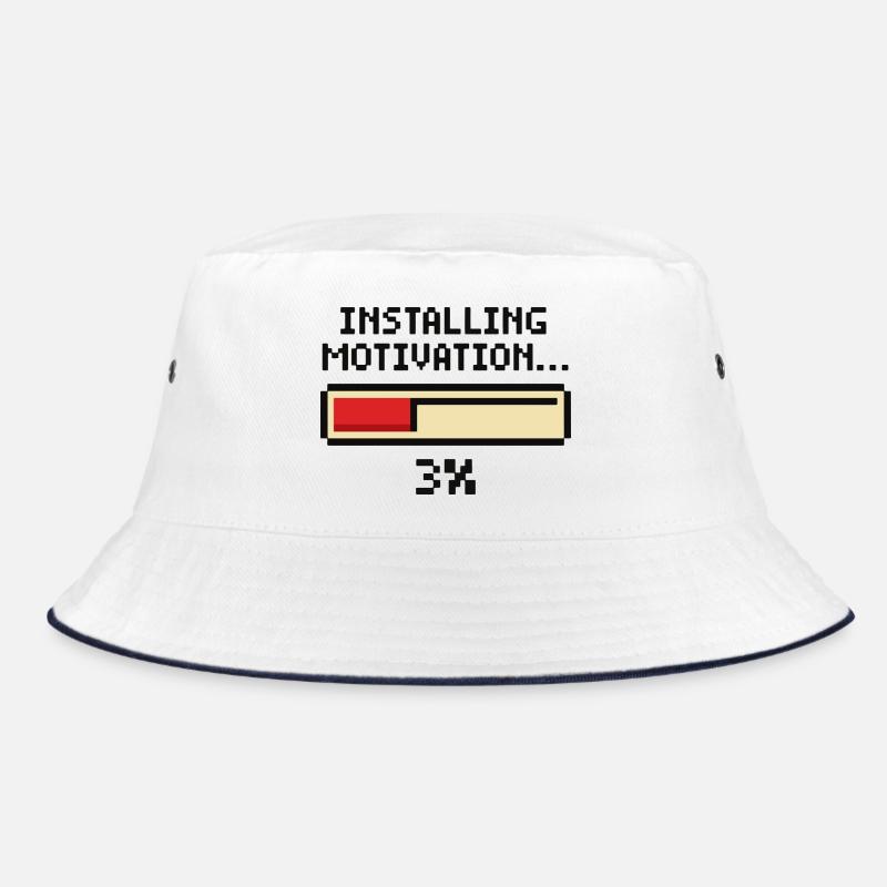 Installing Motivation Progress Bucket Hat