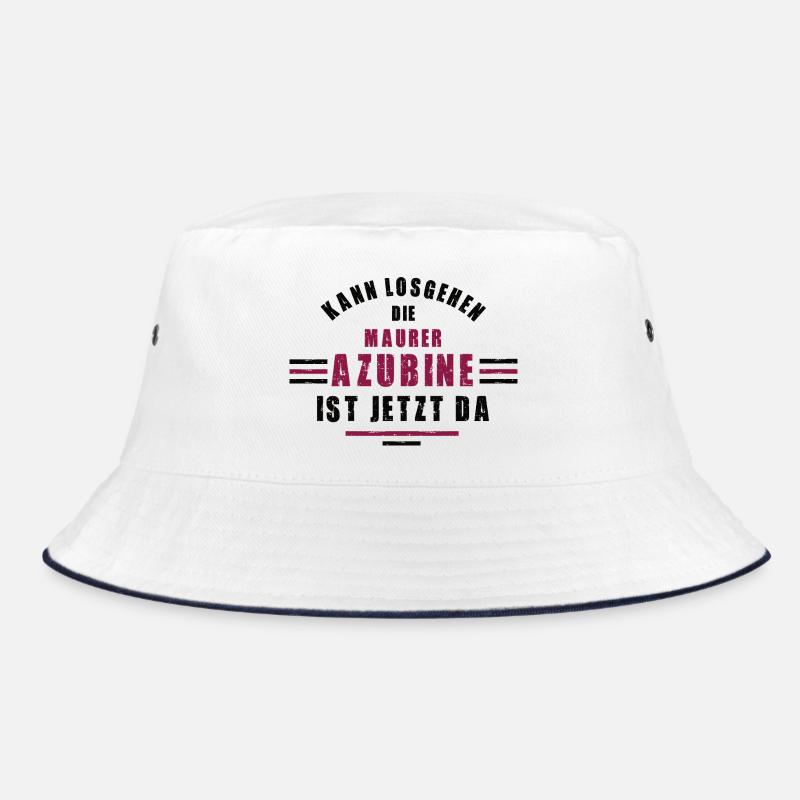 Trainee bricklayer apprenticeship training bricklayer Bucket Hat