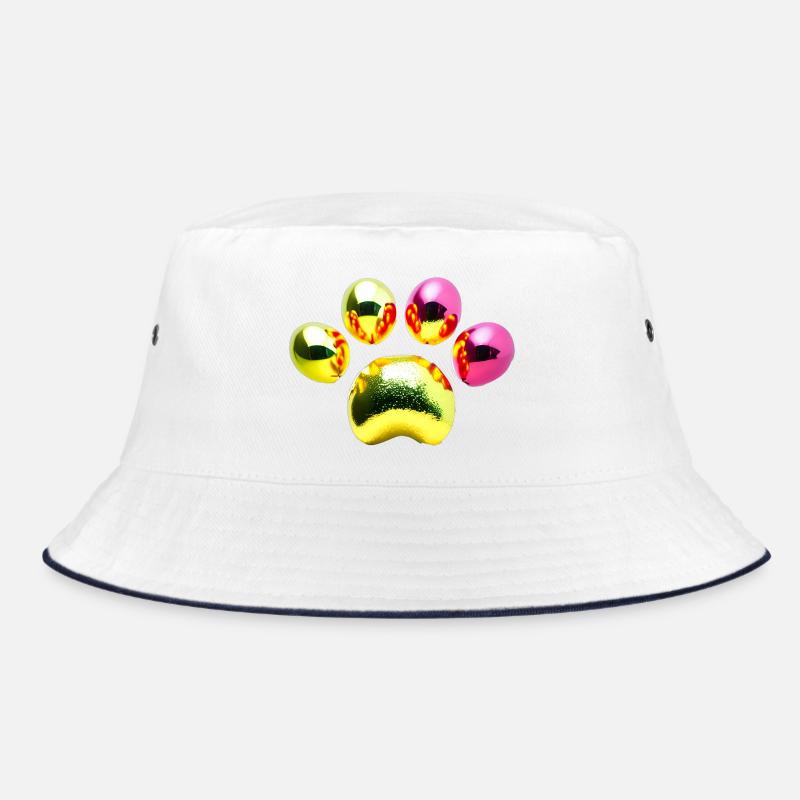 Glitzernde Metallic-Kugeln Bucket Hat