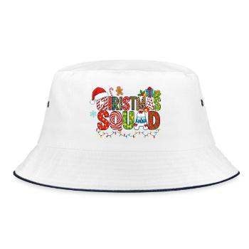 Christmas Squad - Bucket Hat - white/navy - Front