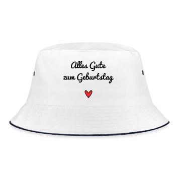 Alles Gute zum Geburtstag. Autriche. ANNIVERSAIRE. - Bob - blanc/marine - Devant