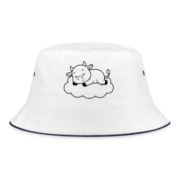 Nuage de Vache endormi Bébé de rêve - Bob - blanc/marine - Devant