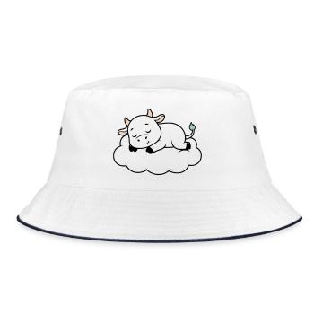 Nuage de Vache endormi Bébé de rêve - Bob - blanc/marine - Devant