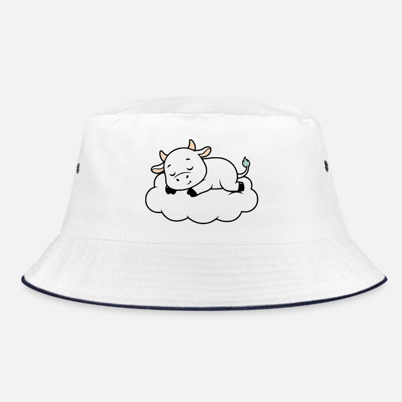 Sleeping Cow Cloud Dream Baby Bucket Hat