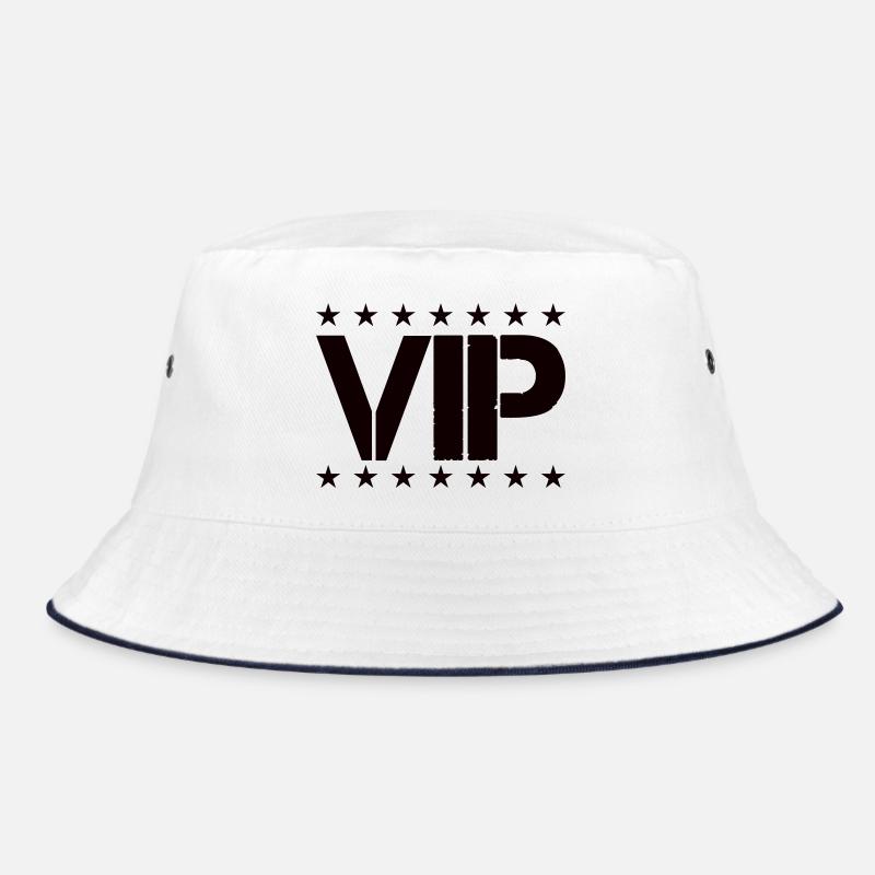 VIP logo with star frame Bucket Hat