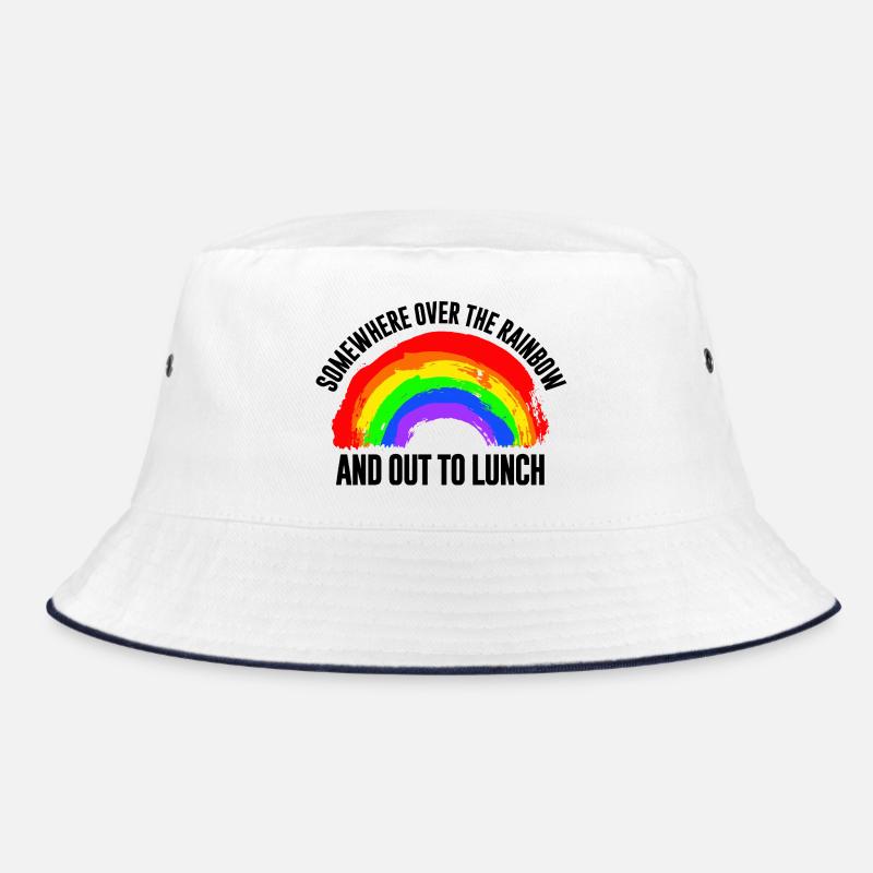 Regenbogen Signet Bucket Hat