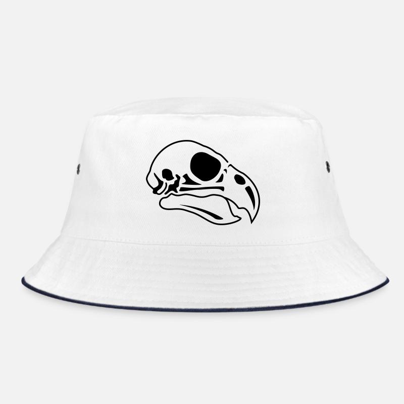 Bird Skull Bucket Hat