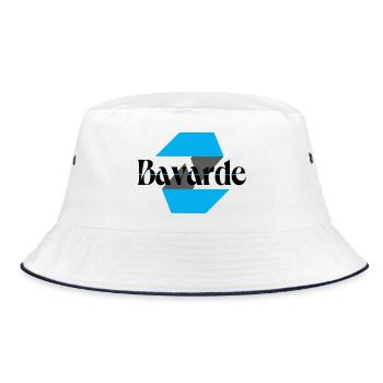 Chatty Logo - Bucket Hat - white/navy - Front