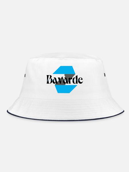 Logo bavarde - Bob - blanc/marine