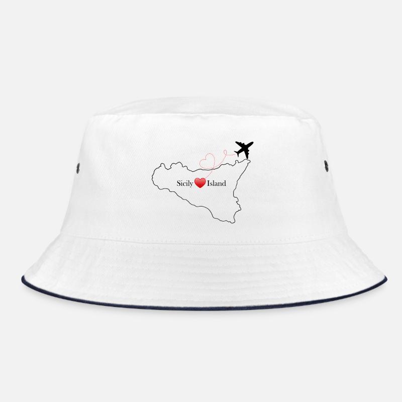 Sicily Island Bucket Hat