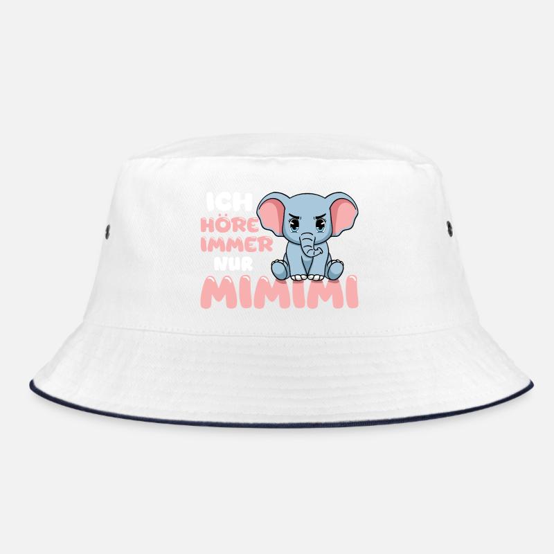 Ich Höre Immer Nur Ein Mimimi Elefant Bucket Hat
