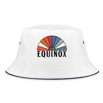 Équinoxe Joyeuses Pâques Ostara Pagan - Bob - blanc/marine - Devant