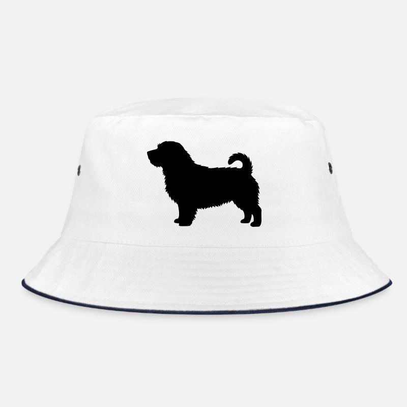 Norfolk-Terrier-Silhouette Bucket Hat