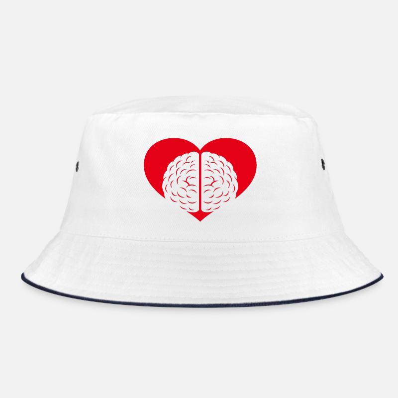 Brain Heart Union Bucket Hat
